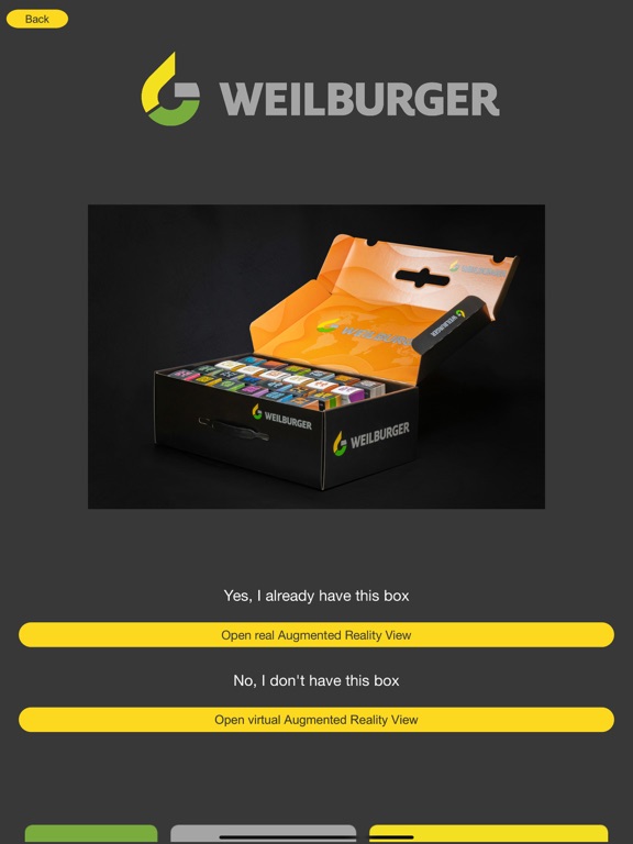 SAMPLE BOX AR APP iPad  스크린샷