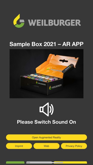 SAMPLE BOX AR APP 스크린샷