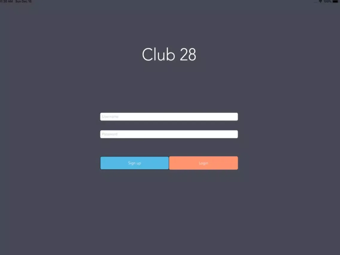 Zrzuty ekranu Club28 BP iPad 