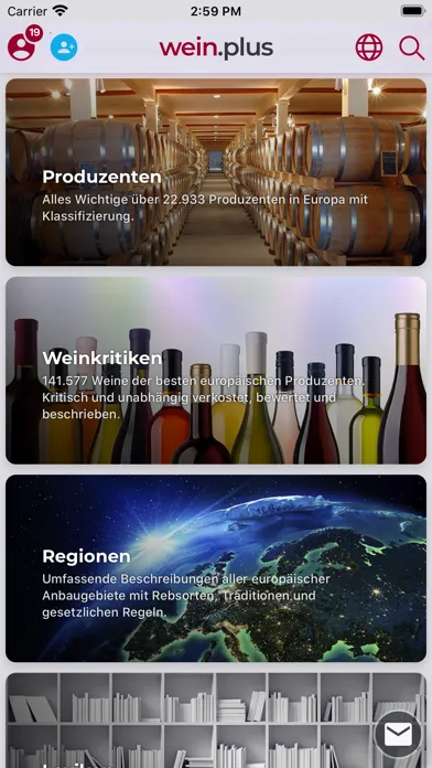 wein.plus سکرین شاٹس