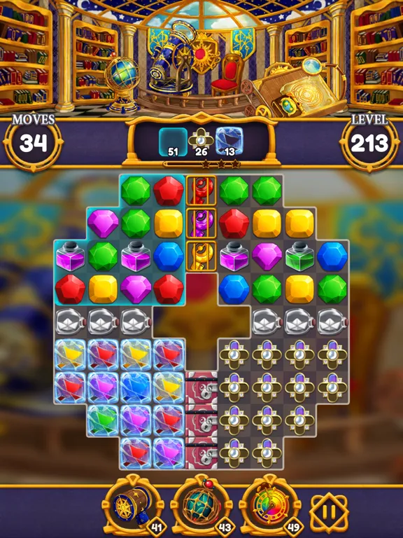 Capturas de tela do Royal Castle Jewels iPad 