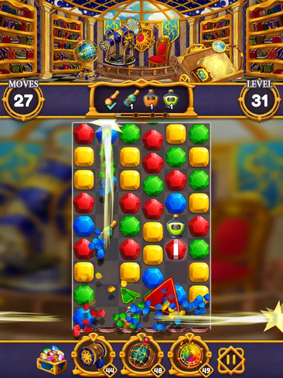 Capturas de tela do Royal Castle Jewels iPad 