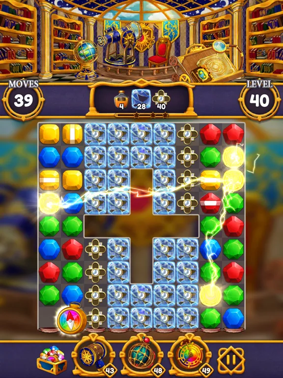 Capturas de tela do Royal Castle Jewels iPad 