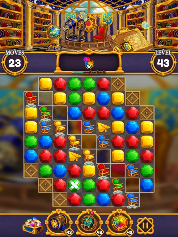 Capturas de tela do Royal Castle Jewels iPad 