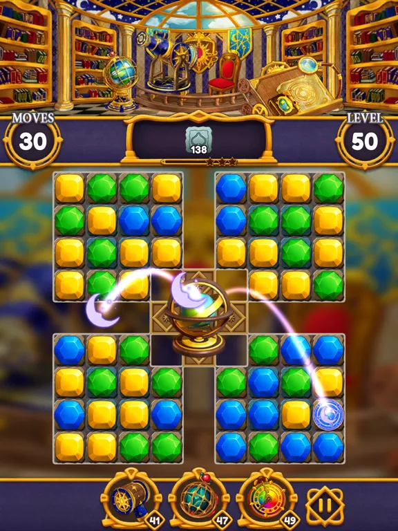 Capturas de tela do Royal Castle Jewels iPad 