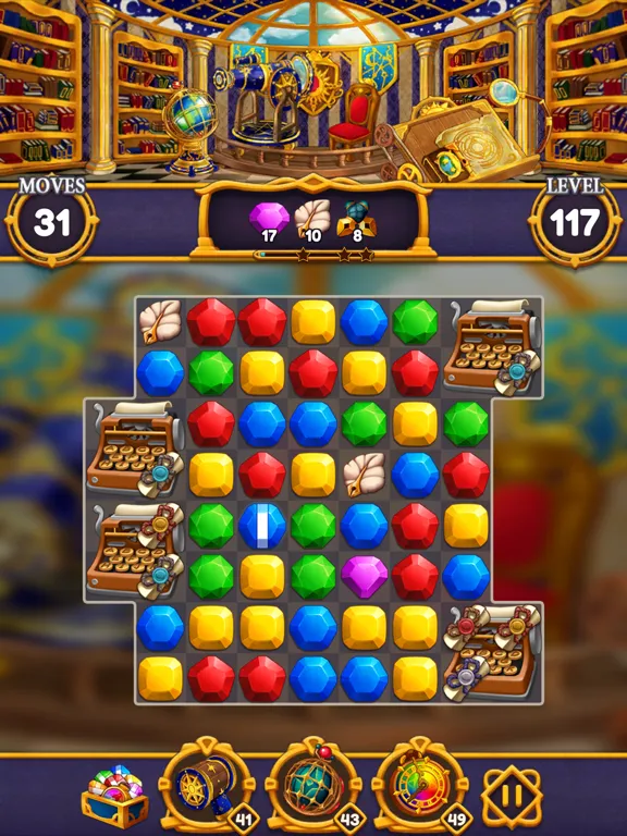 Capturas de tela do Royal Castle Jewels iPad 