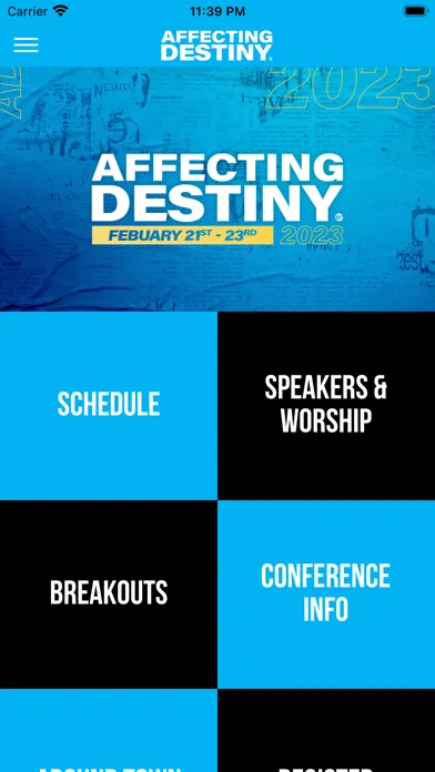 Affecting Destiny Conference スクリーンショット