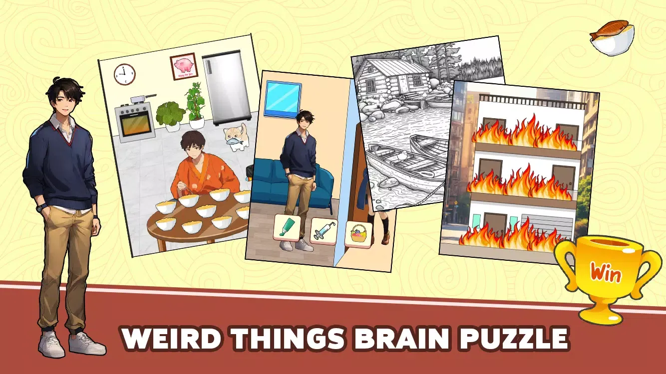 Weird Things Brain Puzzle Screenshots
