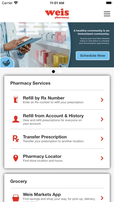 Zrzuty ekranu Weis Pharmacy