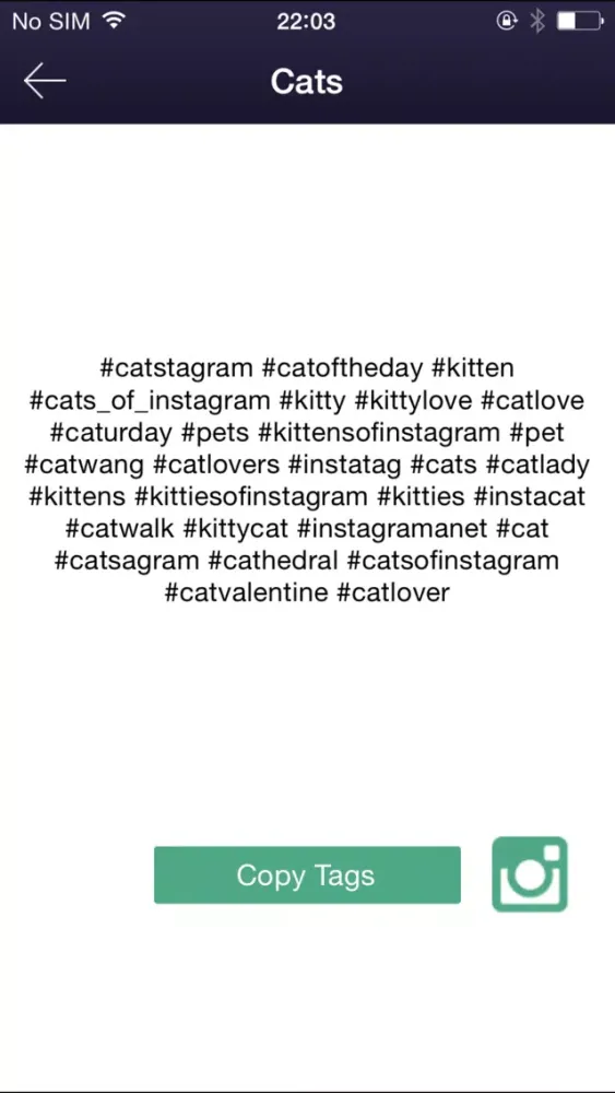Hashtag to get likes for Instagram應用截圖