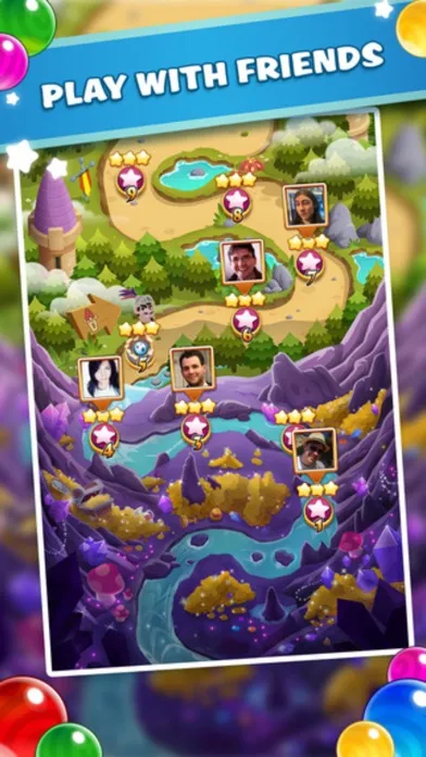 ภาพหน้าจอของ Bubble Pop Joy - match 3 rescue pet game mania