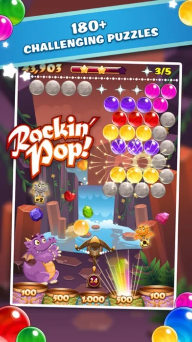 ภาพหน้าจอของ Bubble Pop Joy - match 3 rescue pet game mania