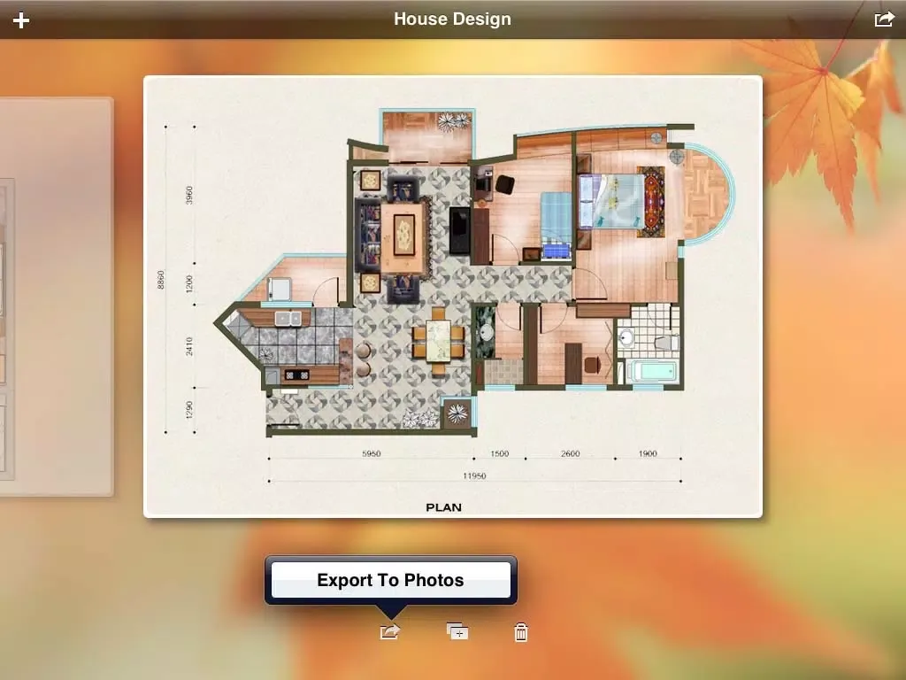Ảnh chụp màn hình của Interior Planner - Home Design & Floor Plans & Illustration Architecture iPad 