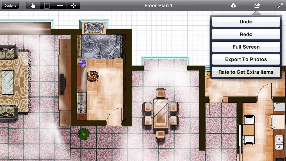 Ảnh chụp màn hình của Interior Planner - Home Design & Floor Plans & Illustration Architecture