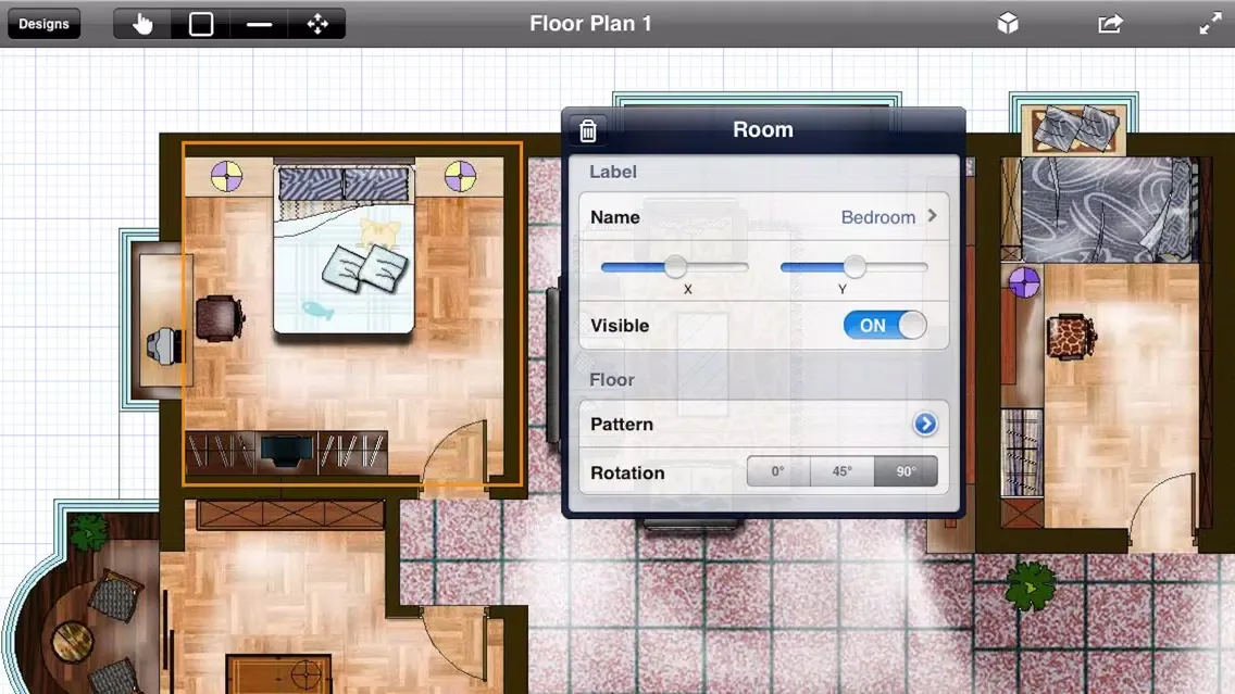 Ảnh chụp màn hình của Interior Planner - Home Design & Floor Plans & Illustration Architecture