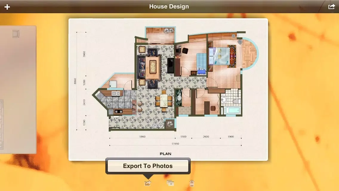 Ảnh chụp màn hình của Interior Planner - Home Design & Floor Plans & Illustration Architecture