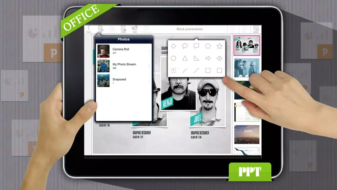 Capturas de tela do Office PDF Productivity - for Mobile Microsoft Office 365 Word, Excel, PowerPoint & Quickoffice edition