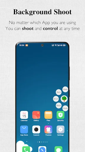 Zrzuty ekranu Background Camera ~ Very Safe