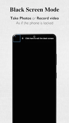 Zrzuty ekranu Background Camera ~ Very Safe