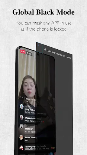Zrzuty ekranu Background Camera ~ Very Safe