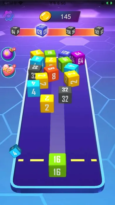 Ảnh chụp màn hình của 天天消方块 — 2048大战开心消消乐