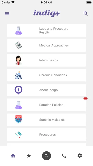 Tangkapan layar Indigo - Medical Reference