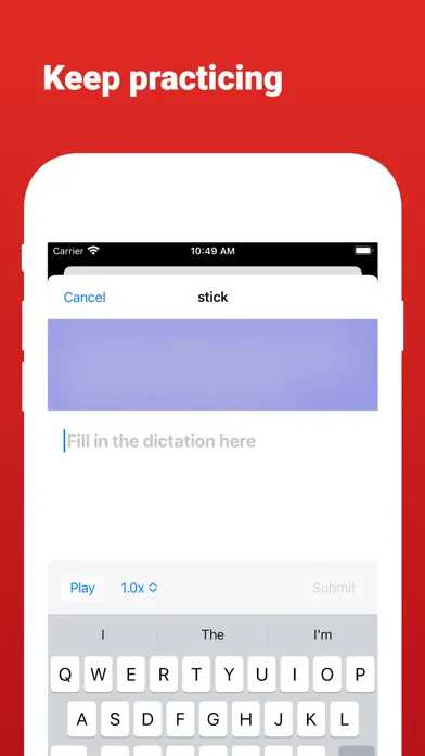 Screenshot di Daily Dictation