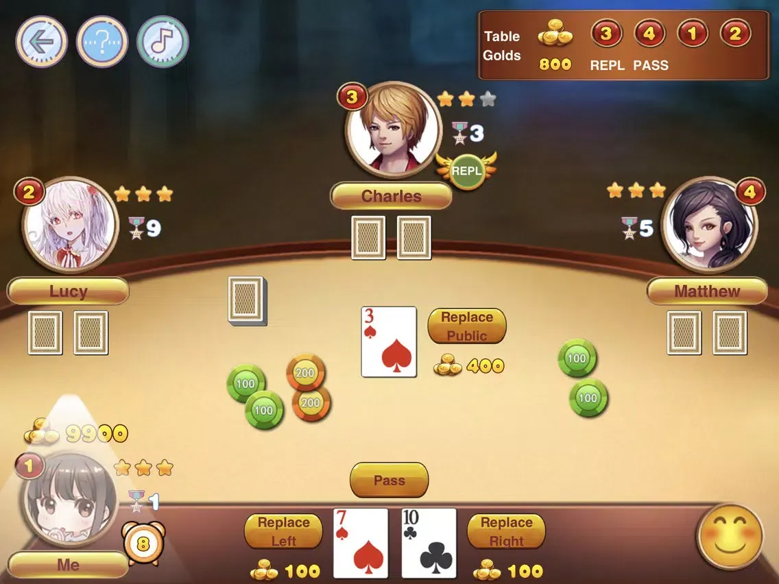Zrzuty ekranu Combo Poker iPad 