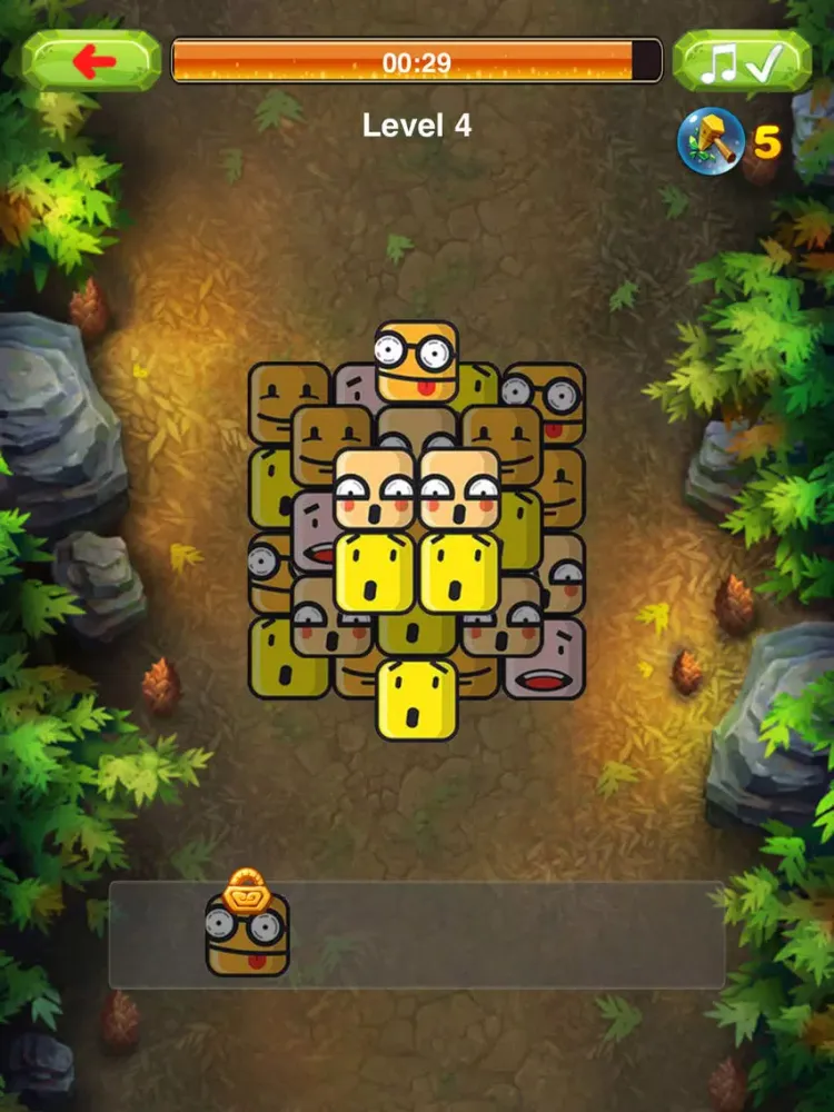 Ảnh chụp màn hình của Square Man - Match 3 Puzzle iPad 