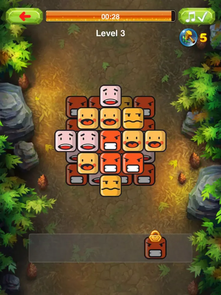 Ảnh chụp màn hình của Square Man - Match 3 Puzzle iPad 