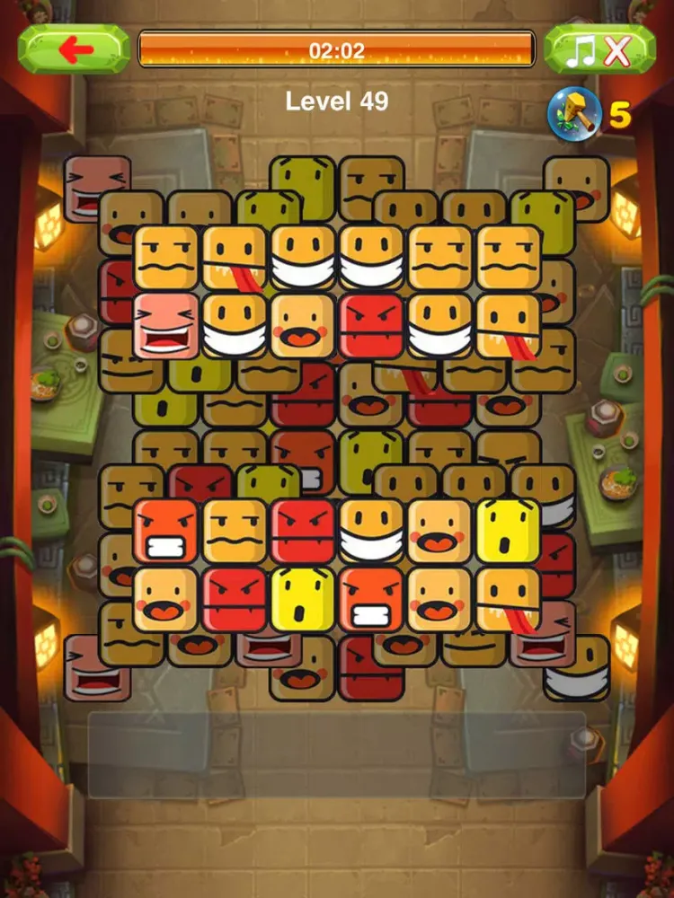 Ảnh chụp màn hình của Square Man - Match 3 Puzzle iPad 