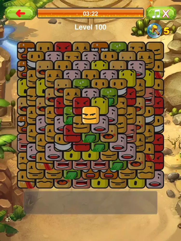 Ảnh chụp màn hình của Square Man - Match 3 Puzzle iPad 