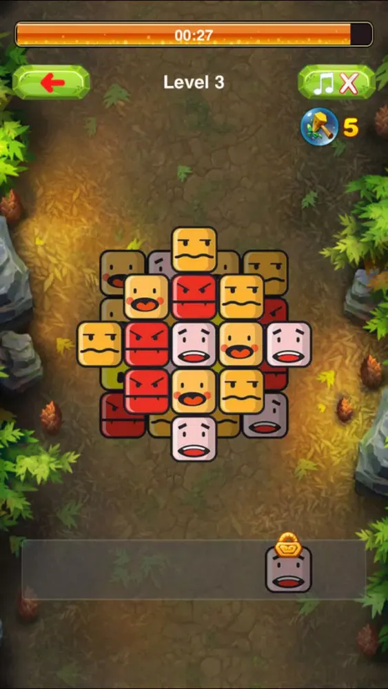 Ảnh chụp màn hình của Square Man - Match 3 Puzzle