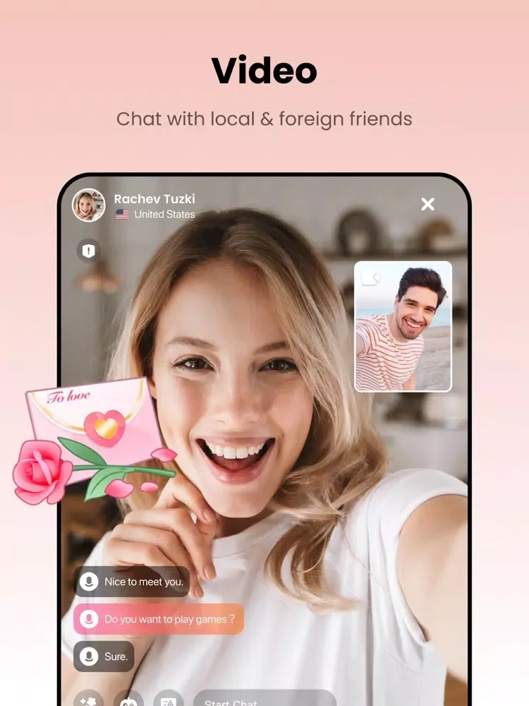 Capturas de tela do Fun - Chat & Play iPad 