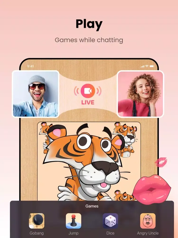 Capturas de tela do Fun - Chat & Play iPad 