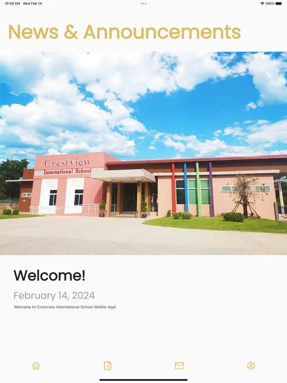 Crestview International School iPad  Screenshots
