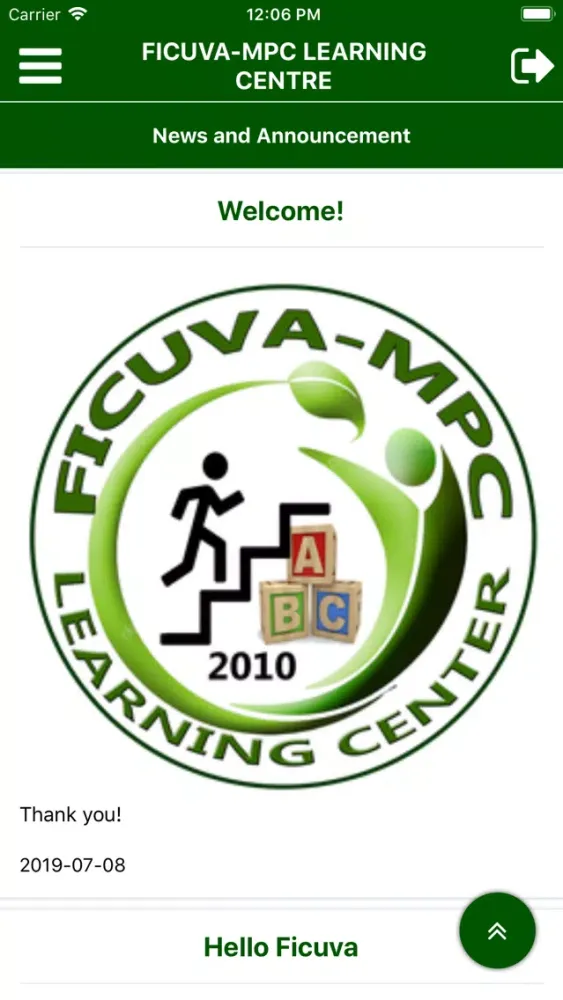 FICUVA-MPC Learning Center Screenshots