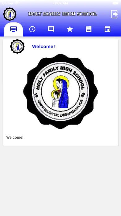 Tangkapan layar HFHS Mobile App