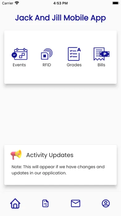 Ảnh chụp màn hình của Jack And Jill Mobile App