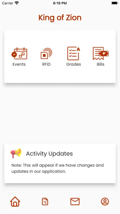 King Of Zion Mobile App Screenshots