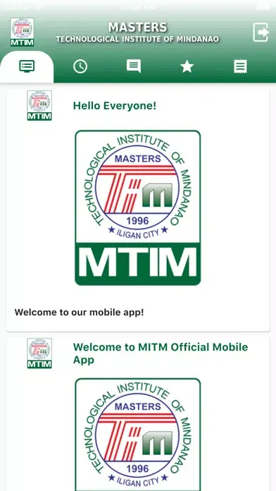 MTIM Masters Technological Screenshots
