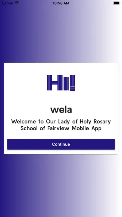 Tangkapan layar Our lady of Holy Rosary App