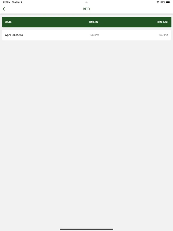 Passtech Mobile App iPad  Screenshots