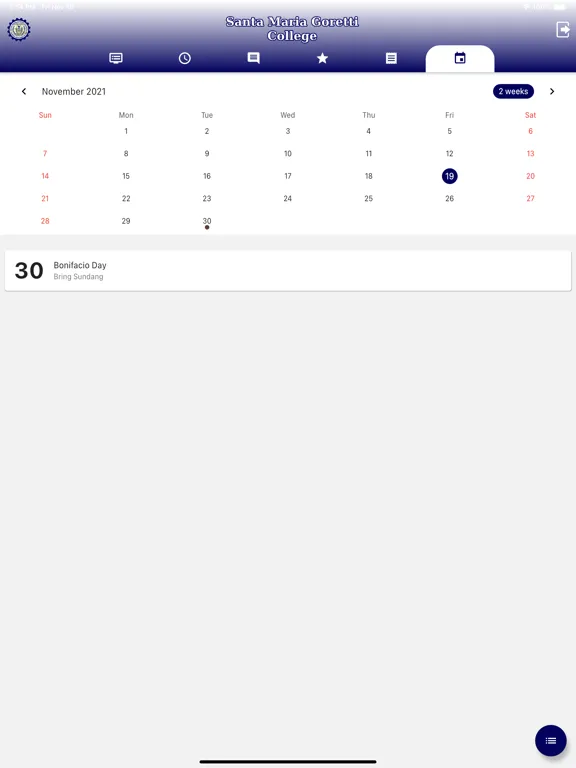 Santa Maria Goretti College iPad 应用截图