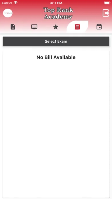TRA Mobile Application Screenshots