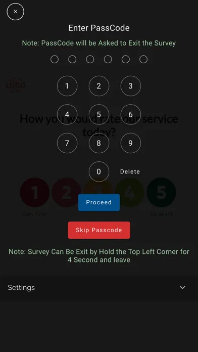 Скриншоты Customer Feedback Survey KIOSK