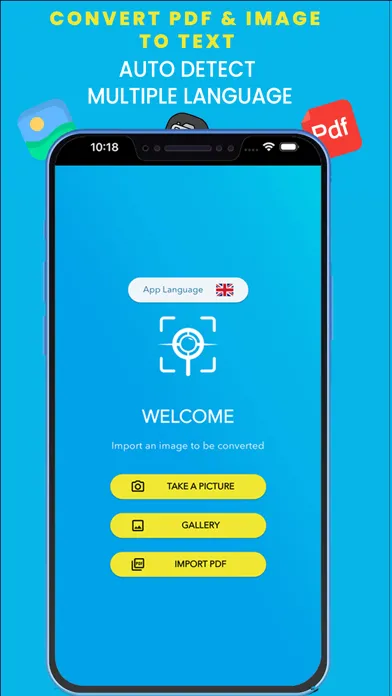 Capturas de tela do Fast OCR: IMAGE & PDF to TEXT