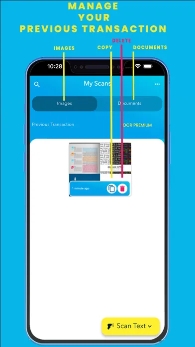 Capturas de tela do Fast OCR: IMAGE & PDF to TEXT