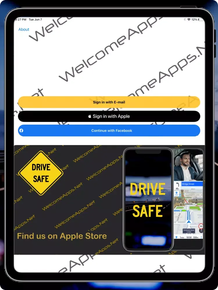Drive Safe App iPad  Ekran Görüntüleri