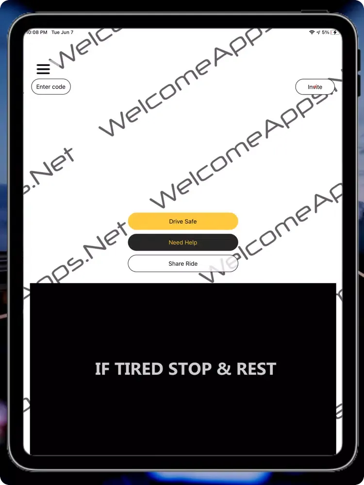 Drive Safe App iPad  Ekran Görüntüleri